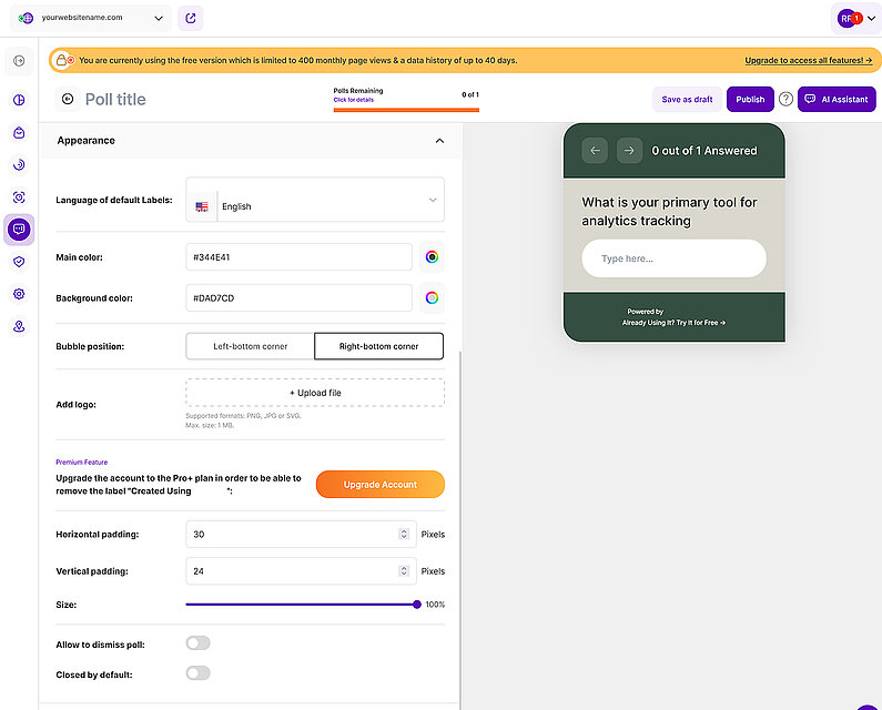 How to Customize Your Poll's Appearance