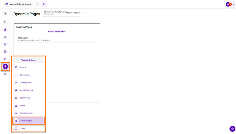 Dynamic Page Setup
