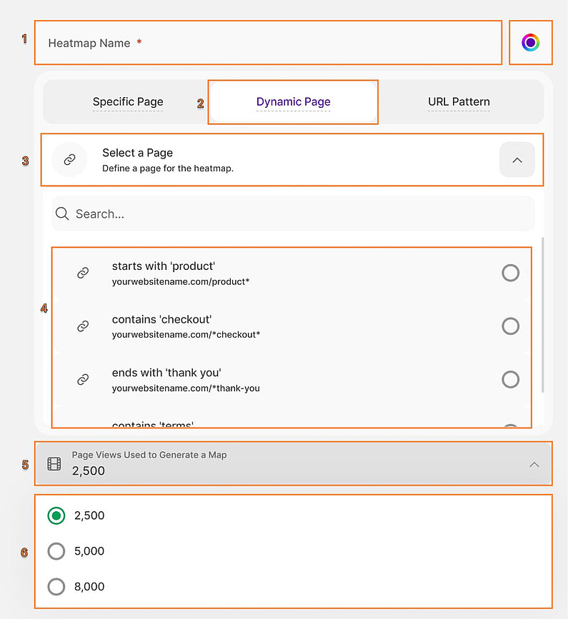 Create Heatmaps Using Dynamic Pages