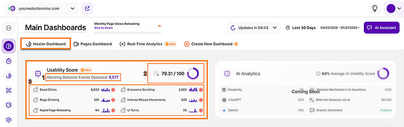 Analyzing Website Usability